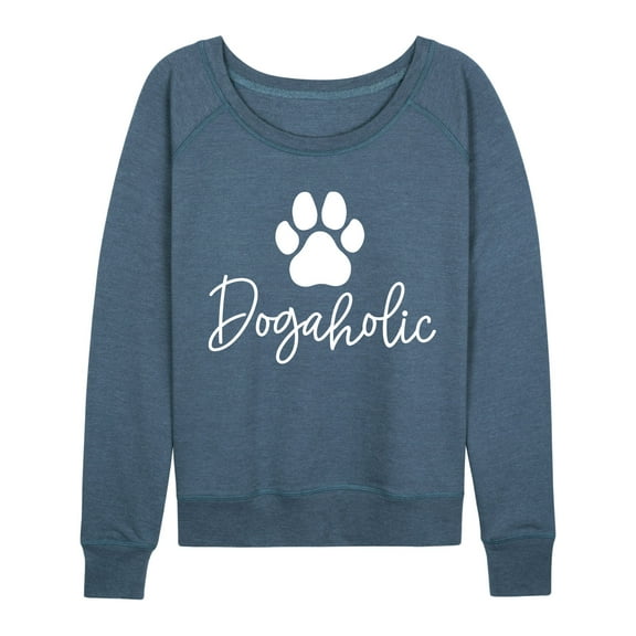 Instant Message - Dogaholic - Ladies French Terry Long Sleeve Shirt