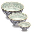 thumbnail image 1 of Paisley Bleu Ensemble de bols 3 pièces, 20 cm, 15 cm et 10 cm, 1 of 3