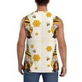 thumbnail image 4 of Pofeuu Beekeeper Gnome Holding A Glass Print Men's Muscle T-Shirt, Sleeveless, Muscle Tank, Classic Muscle Tee Top For Men Casual Sleeveless Muscle T-Shirt Trendy Clothes-Large, 4 of 7