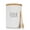 Flour, variant on Ceramic Storage Jar Canister - Airtight Bamboo Lid w/Silicone Seal - Modern Design for Kitchen Counter or Bathroom (Sugar 1080mL)