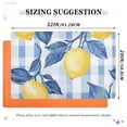 thumbnail image 6 of Yayeee Doormat for Indoor Entrance 32" x 20" Non Slippery Floor Rug, Light Blue Lemon, 6 of 8
