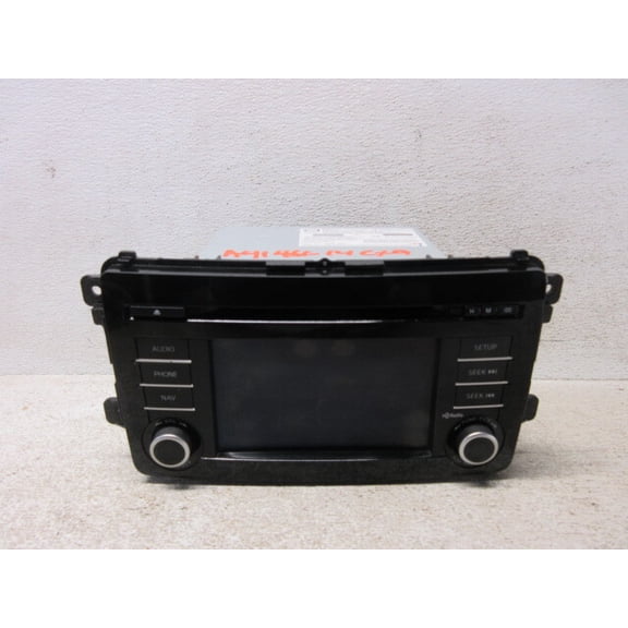 Pre-Owned 2013-2015 Mazda CX-9 AM FM CD Bluetooth GPS Navigation Radio OEM LKQ - Verify Specific Vehicle Fitment In Description - (Good)