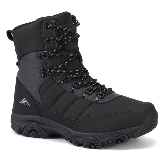 CC-Los Men's Waterproof Hiking Winter Snow Boots Warm and Lightweight