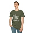 thumbnail image 4 of Funny Tuba Player T-Shirt Eat, Sleep, Tuba, Repeat, 4 of 7