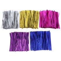 5 Bags Reusable Gift Ties Clear Cotton Candy Cellophane Treat