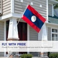 thumbnail image 2 of ANLEY Fly Breeze Drapeau 3x5 Pieds Laos - Drapeaux de République Démocratique du Peuple Lao Polyester, 2 of 6