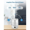 Aiheal Humidifiers for Bedroom Large Room, 4.5L Top Fill Cool Mist