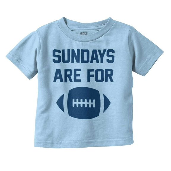 Sundays Are For Football Athletic Toddler Boy Girl T Shirt Infant Toddler Brisco Brands 12M