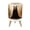 Color 1, variant on Small Trash Can with Lid Brown Bear Forest Animal Bear Trees Mist Wildlife Realistic 1.8 Gallon Dog Proof Trash Can Round Garbage Can Waste Bin Wastebasket for Bathroom Bedroom Living Room