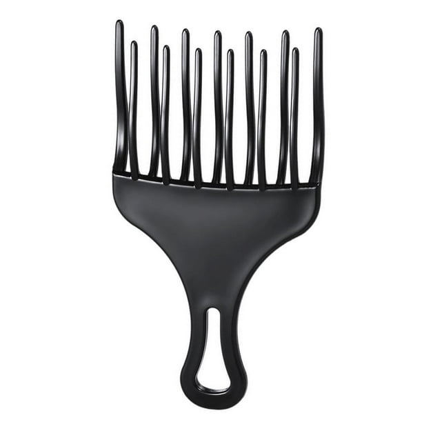 Kuymtek Peluquería Tenedor Peine Afro-Peine liso Herramientas peinado Cepillo para el (A)