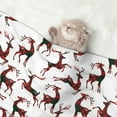 thumbnail image 2 of Yiaed Christmas Plaid Moose Print Dog Blankets-Cat Blanket Washable for Couch Protection,Puppy Blanket, Soft Plush Reversible Throw Furniture Protector-Large, 2 of 8
