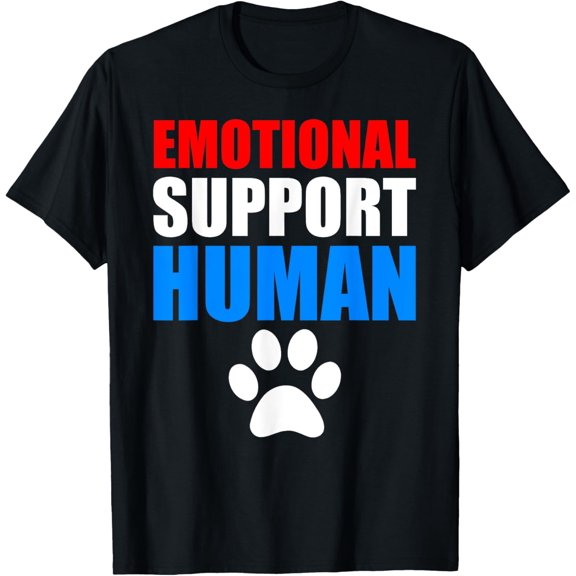 Emotional Support Human Shirt Funny Animal Service T-Shirt