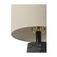 thumbnail image 2 of Livabliss Leipzig Rustic Accent Table Lamp, 21-inch, Black with Beige Shade, 2 of 5