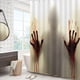 thumbnail image 5 of Revestimiento De Cortina De Ducha Con 12 Ganchos Mampara De Ducha Impermeable Diseño Grueso Accesorios De Baño Alta Fácil De Instalar Para Baño Baño Kearding HA027013-01, 5 of 6