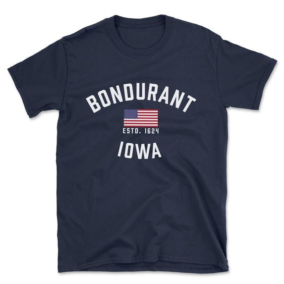 Bondurant Iowa Patriot Men's Cotton T-Shirt