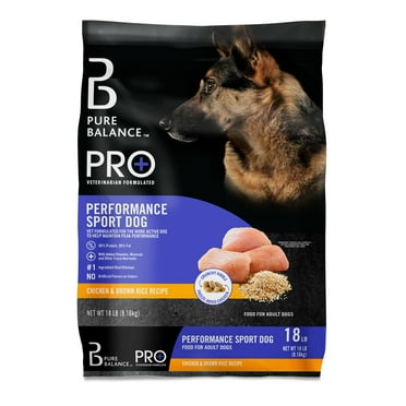 Pure Balance Pro  Performance Sport Dog Dry Dog Food, Chicken & Brown Rice Recipe, 18 lb Bag