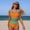 Orange, variant on Sentmoon Womens Two Piece Swimsuit Curvy Bathing Suits for Women with Built in Bra Tummy Control Push Up Plus Size Spaghetti Strap Sports Bikini for Women Summer Beach Supplies