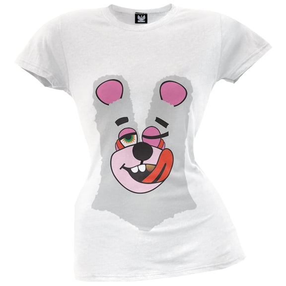 Old Glory Juniors Twerk Bear Costume Short Sleeve Graphic T Shirt Inspired by Miley Cyrus, 2013 VMAs