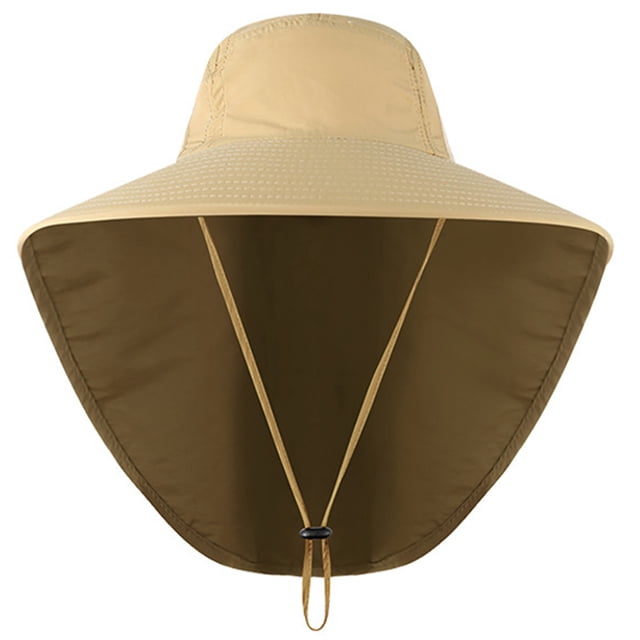 Coofit Men's Sun Hat Full Cover Protection Nylon Fishing Hat Bucket Hat for Outdoor