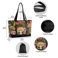 thumbnail image 2 of FORMRS Canvas Laptop Tote Bag for Women with 15.6" Computer Compartments Shoulder Handbag, Colorful Mushroom, 2 of 7