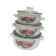 thumbnail image 4 of 3x Olla de estofado de esmalte Utensilios de cocina de esmalte Resistentes Portátiles Compatibles con gas e inducción blanco, 4 of 9