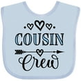 thumbnail image 3 of Inktastic Cousin Crew Girls Baby Bib, 3 of 4