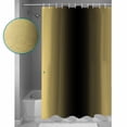 thumbnail image 4 of Yellow Black Ombre Waterproof Fabric Shower Curtain, Modern Gradient Abstract Art Shower Curtain for Bathroom Curtains Bathtubs Hotel Washable Shower Curtains with 12 Hooks Small 36x72in, 4 of 6