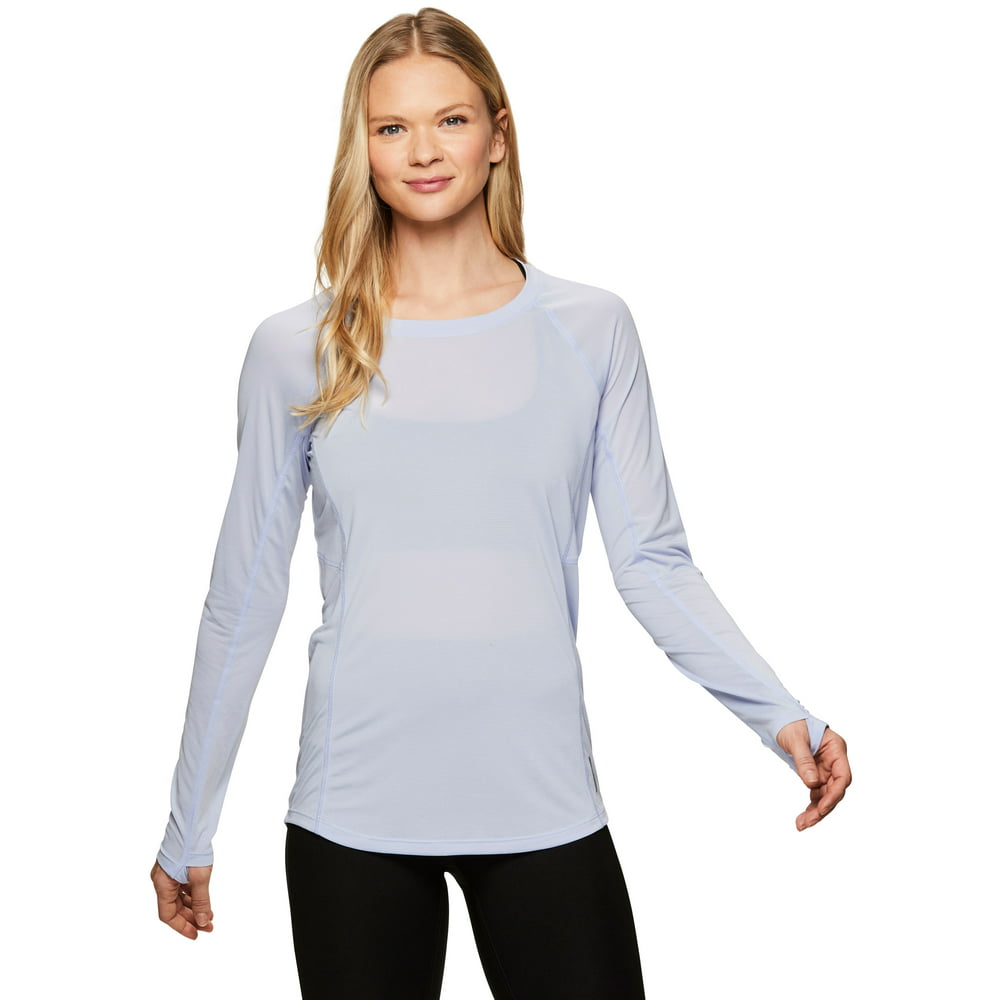 RBX - RBX Active Women's Long Sleeve Ventilated Workout Tee Shirt ...