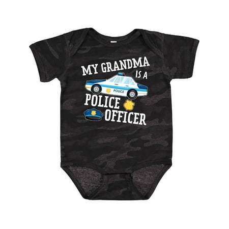 

Inktastic My Grandma is a Police Officer Gift Baby Boy or Baby Girl Bodysuit