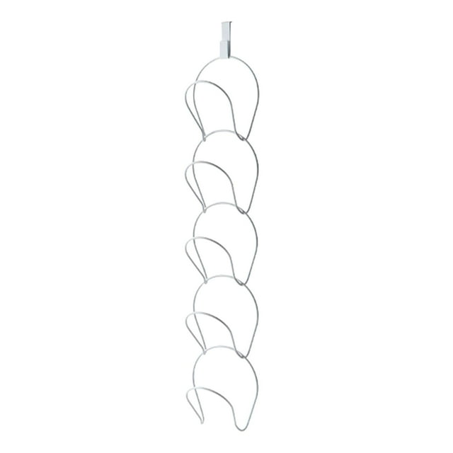 DOLITY Over The Door Hat Rack Organizer Multifunctional Wall Mounted Closet Hanging Hat white