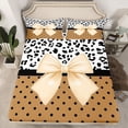 thumbnail image 2 of Castle Fairy Dreamy Bowtie Full Size Sheets,Leopard Print Bed Sheets, 2 of 7