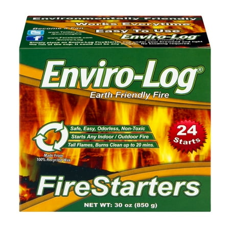 Enviro-Log Fire Starters, 24 Count Case (Best Fire Starter Sticks)