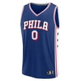 thumbnail image 2 of Youth Fanatics Tyrese Maxey Royal Philadelphia 76ers Fast Break Replica Player Jersey - Icon Edition, 2 of 3