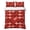 Red, variant on Full Quilt Set 78''x90'', Modern Feather Lightweight Bedspread Coverlet Set with 2 Pillow Shams, Gold White Blue Minimalist Breathable All Season Quilt Bedding for Bedroom/Guest Room