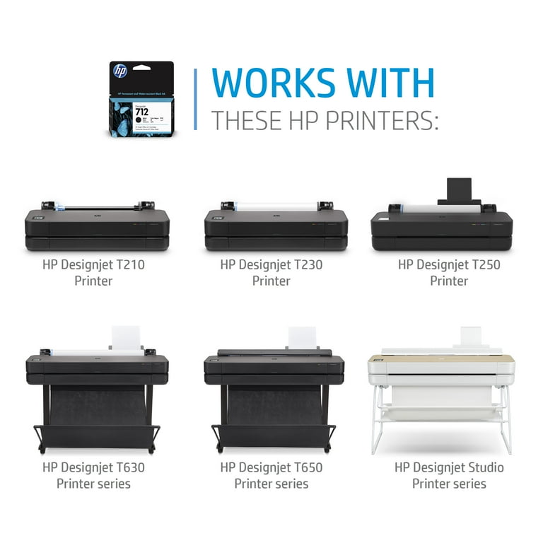 HP DesignJet 712インクカートリッジセット　黒　80ml 含む b980a144-f172-47a8-8cc0-