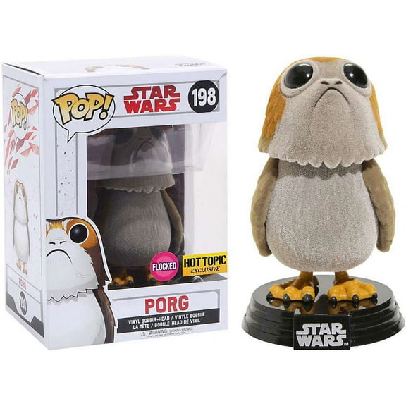 Funko POP! Star Wars Porg Vinyl Bobble Head [Flocked]