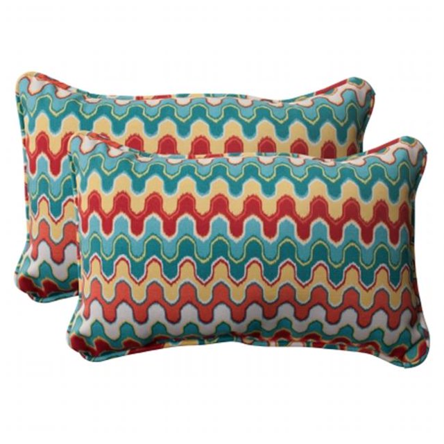 Nivala Coussin Rectangulaire Bleu (Ensemble de 2)