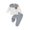 Style 12, variant on VeFlora Baby Toddler Boy Fall Outfit Contrast Color Long Sleeve & Short Sleeve Hooded Sweatshirt and Elastic Pants 2 Piece Clothes Set