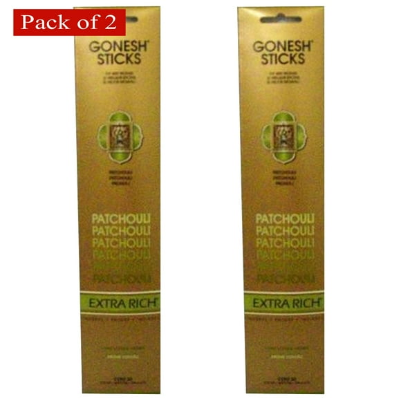 Gonesh XR Sticks Patchouli 20 Sticks (Lot de 2)