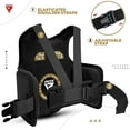 thumbnail image 5 of RDX Boxing Body Protector, MMA Kickboxing Muay Thai Boxing Chest Guard, Sparring Training Heavy Punching, Kara Adjustable Strike Shield, Martial Arts Upper Body Ribs Protection Pad, Taekwondo Vest, 5 of 6