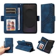 thumbnail image 1 of Funda GANGXUN para Samsung Galaxy S25 FE con diseño acolchado elegante, cuero PU, protección total y ajuste preciso, 1 of 5