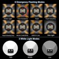 thumbnail image 5 of Baliza de emergencia para coche, luz LED de emergencia SOS, luz intermitente de seguridad en carretera, linterna de advertencia, base magnética, gancho para averías de automóviles, 5 of 5
