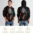 thumbnail image 6 of LAOLIUSN 3D Tiger Graphic Hoodie for Men, All-Over Print Pullover Sweatshirt, Big and Tall Plus Size Streetwear Hoodie with Pocket S-4XL, 6 of 7