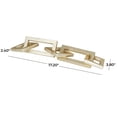 thumbnail image 3 of 17" x 2" Gold Aluminum Chain Sculpture, by CosmoLiving by Cosmopolitan, 3 of 7