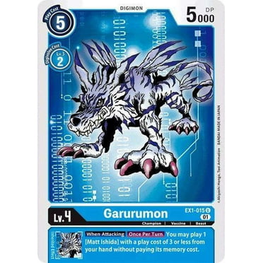 Digimon Classic Collection Uncommon Garurumon EX1-015