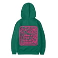 thumbnail image 4 of WOYY Big Girls Graphic Hoodie Palm Print Pullover Hooded Sweatshirt, Sizes 10-11, 4 of 6