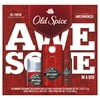 Old Spice Swagger Antiperspirant and Deodorant + Body Wash + Body Spray, Gift Pack