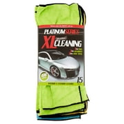 Platinum Series Microfiber XL Cleaning Interior & Exterior Cleaning Cloth, 15 count