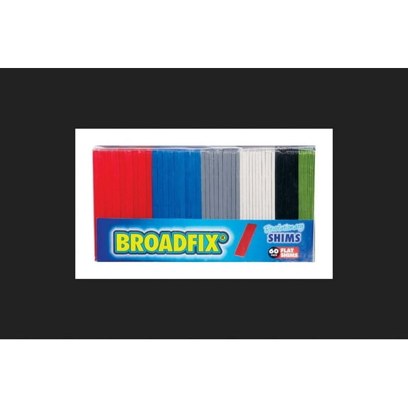 Broadfix 1.13 in. W x 4 in. L Plastic Shim 60 pk