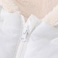 thumbnail image 4 of Mercatoo Puffer Fl𝐞ece Lined Jacket Toddler Girl Boy Winter Down Coat 𝐁ear Hoods I𝐧fant Outerwear Snowsuit 𝐒now Suit for 𝐁abies, 4 of 8